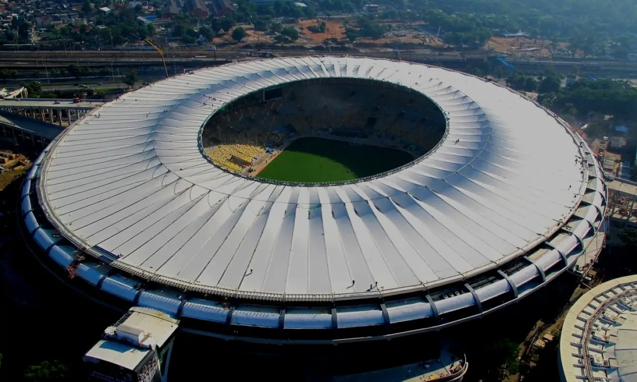 Vista aérea do Maracanã